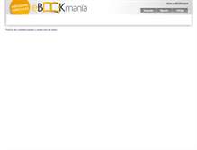 Tablet Screenshot of descargas.ebookmania.com